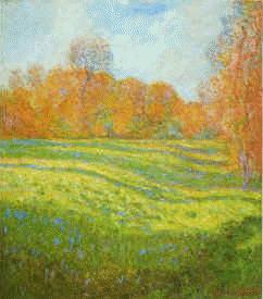 Claude Monet Meadow at Giverny oil painting image